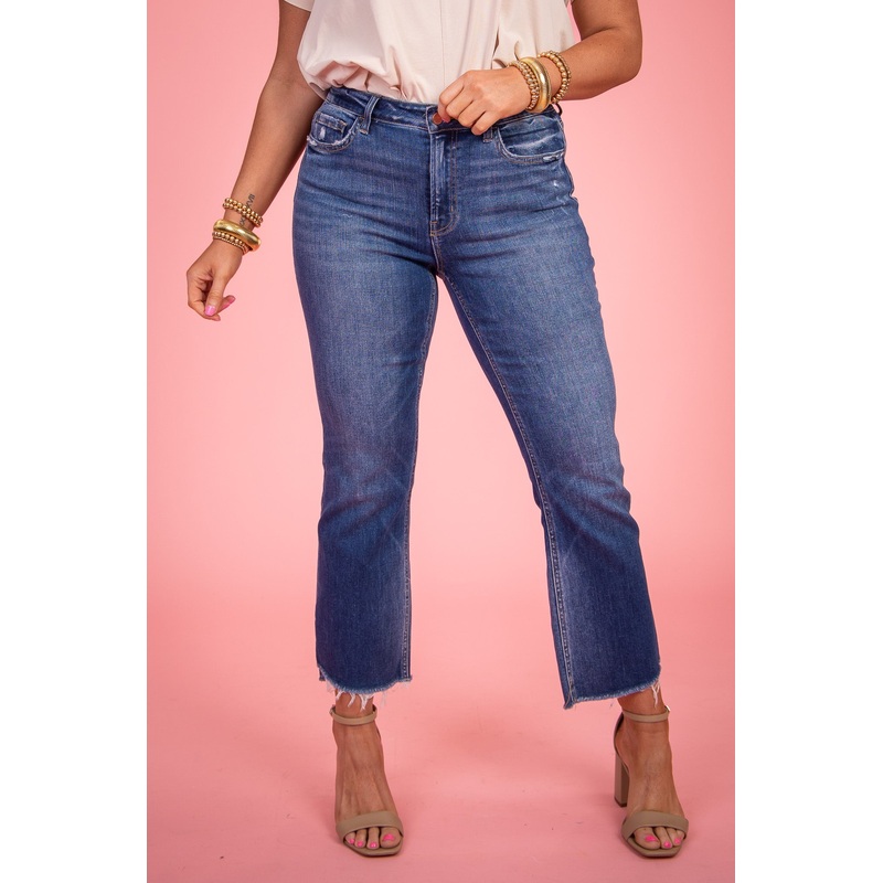 Parker High Rise Cropped Flare Jean – FINAL SALE