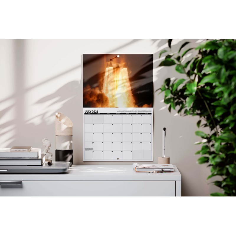 3-2-1 LIFTOFF! 2025 Space Launch Wall Calendar