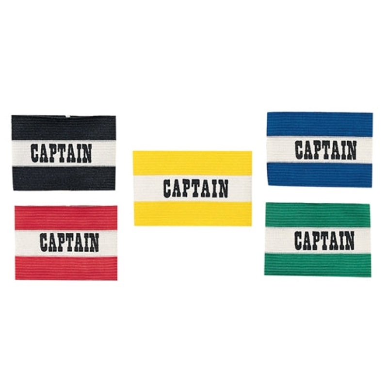 Adult Captain Arm Bands|Red|Black|Blue|Yellow|Green