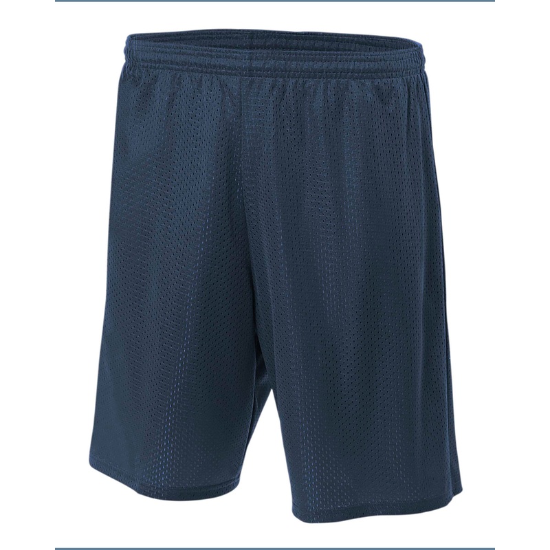 Adult Tricot Lined 9 Mesh Shorts