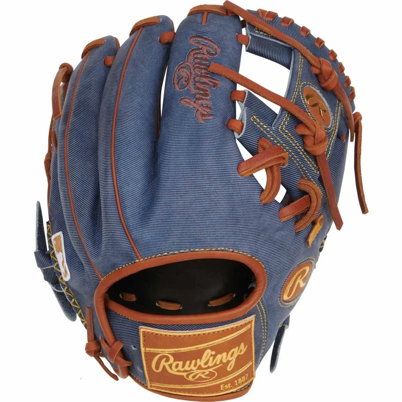 Rawlings Denim Limited Edition 11.5 Heart of the Hide Infield Glove (PRO204-2D) (2025)