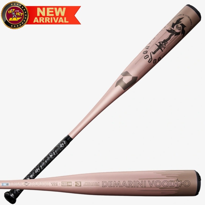 2025 DeMarini Rose Gold Voodoo One (-3) BBCOR Baseball Bat: WBD2628010