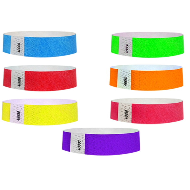 25mm Tyvek Wristbands (Pack of 1000)