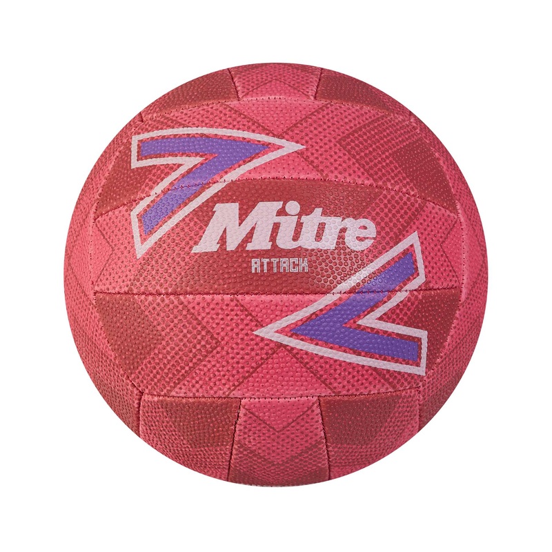 Mitre Attack Netball|4|5|Pink/Purple/White