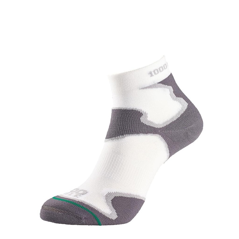 1000 Mile Fusion Sock Mens|Medium|Large|XLarge|White/Grey