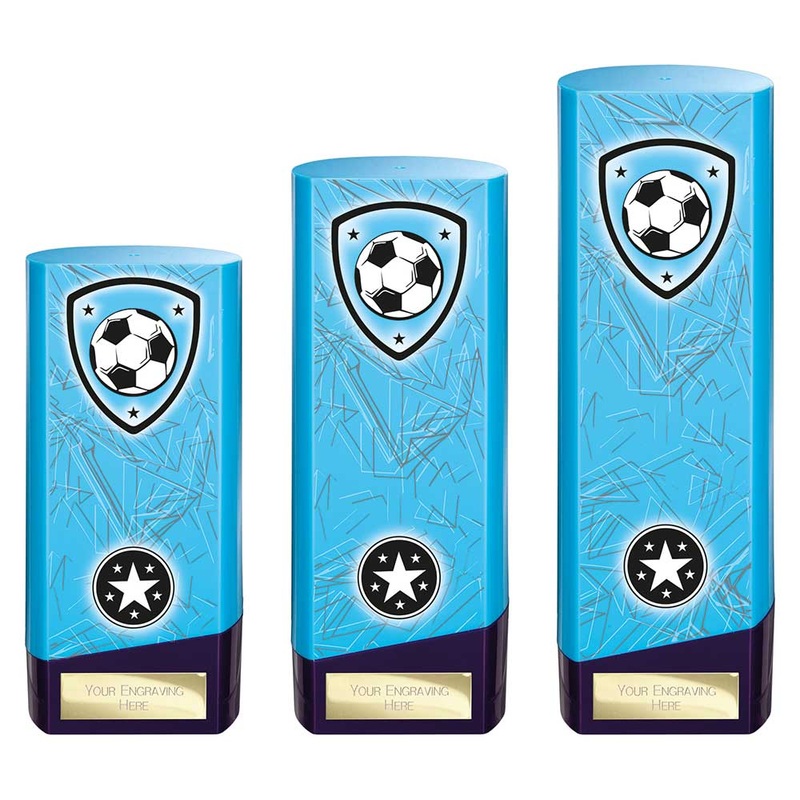 Prime Heavyweight Football Trophy – Blue