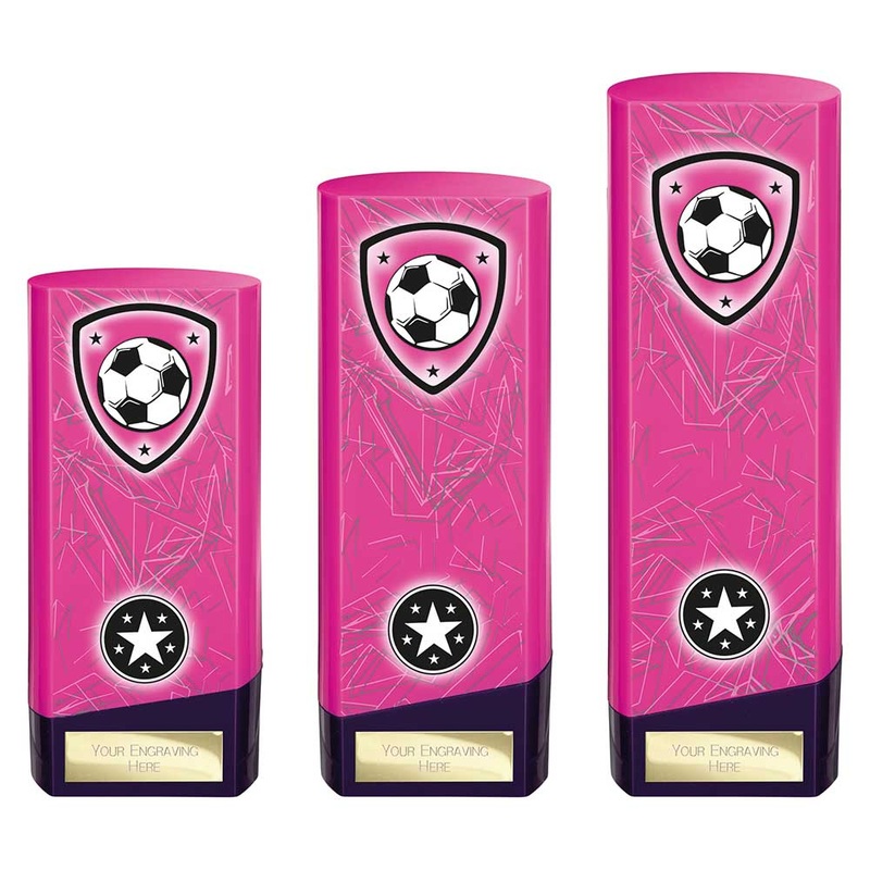 Prime Heavyweight Football Trophy – Pink