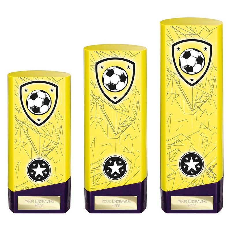 Prime Heavyweight Football Trophy – Yellow