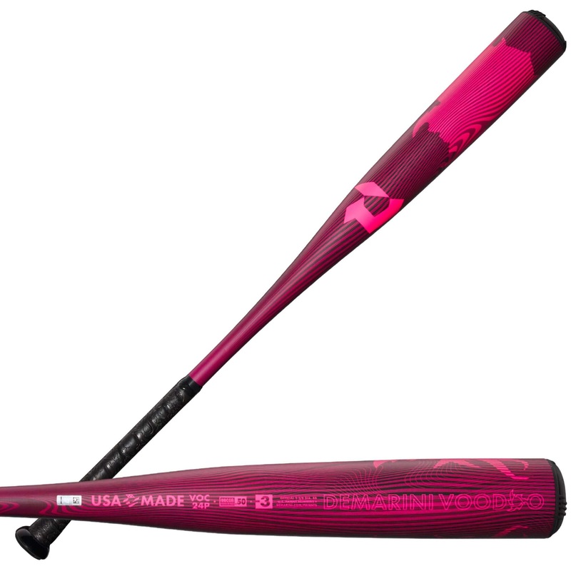 2024 DeMarini Neon Pink Voodoo One (-3) BBCOR Baseball Bat