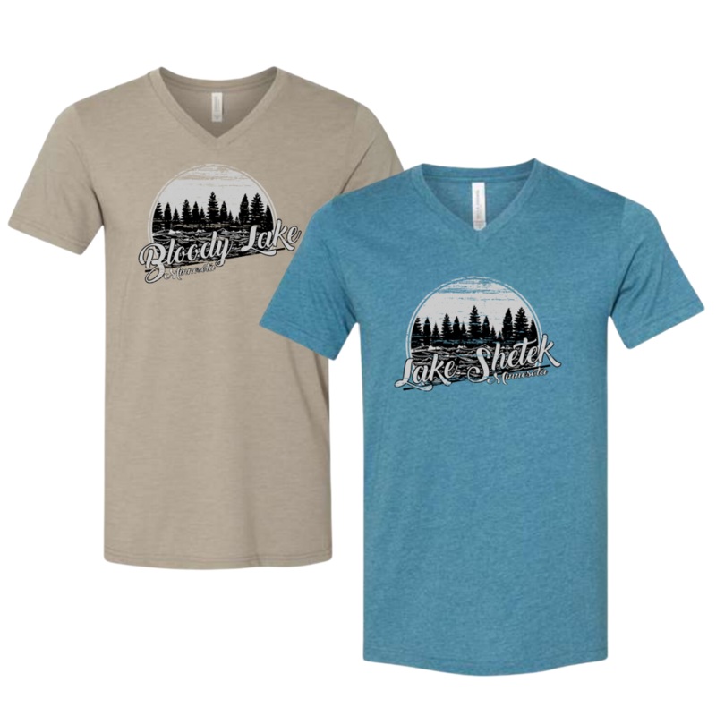 *CUSTOM* Lake Name 2023 – BELLA+CANVAS : Unisex  Short Sleeve V-Neck Tee