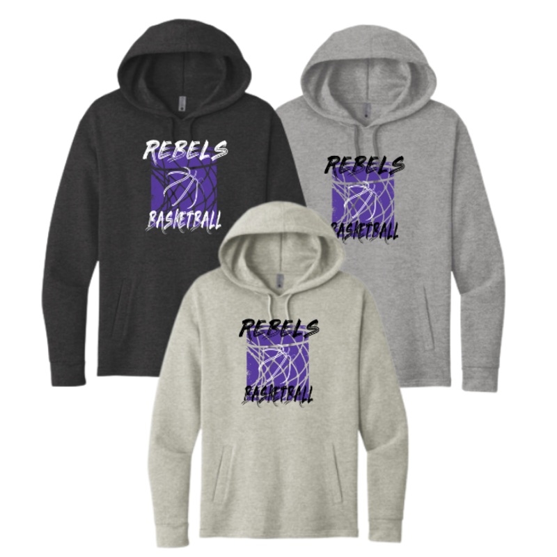 MCC 2024 Basketball : Next Level Apparel Unisex Hoodie (BB Hoop)